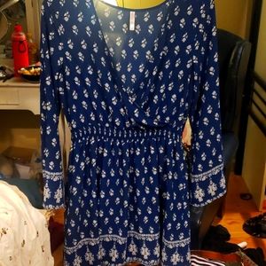 Blue Floral Dress